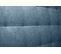 Lit Coffre 160x200cm Avec Tête De Lit Capitonnee Tissu Bleu - Hauteur Totale : 39cm