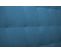 Lit Coffre 140x190cm Avec Tête De Lit Capitonnee Velours Bleu - Hauteur Totale : 39cm