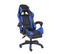 Chaise De Gaming Massante Noire Et Bleue Avec Repose Pieds Ultim