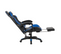 Chaise De Gaming Massante Noire Et Bleue Ezio