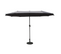 Parasol Double 2x4m Gris Siena