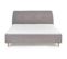 Lit Design Tissu Gris Et Bois Massif Blaise