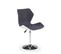 Fauteuil De Bar Design Gris Et Blanc Tallulah