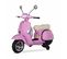 Vespa Rose Px150. Scooter Électrique Pour Enfants 12v 4.5ah. 1 Place Avec Autoradio