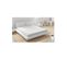 Drap Housse Coton Biologique Blanc - 140x200