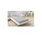 Drap Housse Microfibre Gris - 90x190