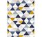 Tapis Triangle Bleu - 50x80