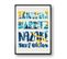 Typo - Signature Poster - Surf_cities - 30x40 Cm