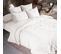 Housse De Couette Double Gaze De Coton 240x260  Cm Blanc Chantilly