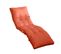 Coussin Pour Bain De Soleil En Polyester 185 X55cm Terracotta