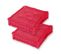 Coussin De Sol Lot De 2  - 60 X 60 Cm Rouge Piment