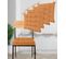 Lot De 4 Galettes De Chaise En Polyester 40 X 40 Cm Rouille