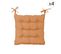 Lot De 4 Galettes De Chaise En Polyester 40 X 40 Cm Rouille