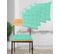 Lot De 4 Galettes De Chaise En Polyester 40 X 40 Cm Vert