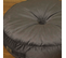 Pouf En Velours Diamètre 50 Ensemble De 2 - Gris Foncé