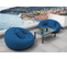 Pouf XXL Flottant Pour Piscine 140x120x60 Cm Bleu