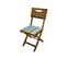 Lot De 4 Galettes De Chaise Motif Rayures Solaires 35x35 Cm