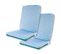 Lot De 2 Coussins Pour Chaises Motif Éventails Verts 95 X 40 Cm