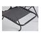 Lot De 2 Transats De Jardin Inclinable Noir/gris Manihi