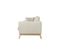 Hoga Velours Côtelé Beige Canapé Scandinave 3 Places + 2 Coussins