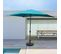 Parasol Droit Rectangulaire 2,93 X 1,93 M Bleu Spezia