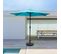 Parasol Droit Rond Diamètre 2,94 M Bleu Portofino