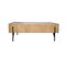 Table Basse En Bois Clair Avec 2 Grands Tiroirs Sequoia