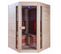 Sauna ​​infrarouge Boreal® Diffusion 140c - 3-4 Places à Spectre Complet - ​140x140