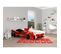 Lit Enfant Voiture 80x160 Ferrari Thème Livré Avec Sommiers Et Matelas En Mousse De 7cm