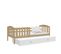 Lit Gigogne Teo 90x190 Pin - Blanc Livré Avec Sommiers, Tiroir Et Matelas En Mousse De 7cm