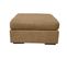 Pouf LILLE tissu motto cognac