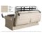 Convertible 14 Cm Hr 35kg/m³ Canapé 4 Pl Colme 220 Cm Tissu Beige