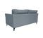 Canapé 3 Pl Ouessant 180 Cm Fixe Tissu Grey - 100% Déhoussable - Fab. France