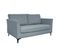 Canapé 3 Pl Ouessant 180 Cm Fixe Tissu Grey - 100% Déhoussable - Fab. France