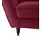 Canapé 3 Pl Alba 238 Cm Velours Aubergine - 100% Déhoussable - Fab. France