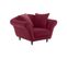 Fauteuil Xl Alba 130 Cm Velours Aubergine - 100% Déhoussable - Fab. France