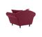 Fauteuil Xl Alba 130 Cm Velours Aubergine - 100% Déhoussable - Fab. France