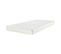 Pack Lit Avec Pieds Et Matelas Doris   Gris Clair 90x190 Cm