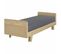 Pack Lit Gigogne Avec Matelas Nando   Bois 80x200 Cm