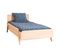 Pack Lit Avec Matelas Pixia   Bois Naturel 90x190 Cm