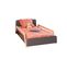 Pack Lit Avec Matelas Pixia   Gris Et Bois 90x190 Cm