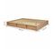 Pack Lit Avec Matelas Malo   Bois Naturel 160x200 Cm