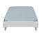 Pack Lit Avec Pieds Et Matelas Jelly   Gris 90x190 Cm