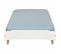 Pack Lit Avec Pieds Et Matelas Jelly   Blanc 90x190 Cm