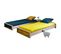 Pack Lit Gigogne Avec Matelas Poka   Bois 90x190 Cm