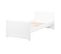 Pack Lit Avec Matelas Mona   Blanc 90x190 Cm