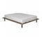 Pack Lit Avec Matelas Mousse Maki Hêtre 140x200 Cm