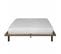 Pack Lit Avec Matelas Mousse Maki Noyer 160x200 Cm