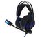 Casque Gamer Gt63 Bleu Avec Micro Et Retro Éclairage LED - Haut-parleur 40mm - Contrôle Du Volume