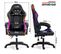 Pack Bureau Desk120z-led Et Fauteuil 700-led-darkside - 1m20 - Retro Éclairage Led Rgb